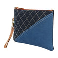 Load image into Gallery viewer, Lou Denim Wristlet - Upcycled - BagNook