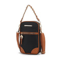 Load image into Gallery viewer, (black cognac)Sue Practical and Functional Crossbody bag by Mia K - BagNook