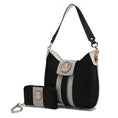 Load image into Gallery viewer, (black)Torri Hobo Shoulder Bag with Wallet by Mia K - BagNook