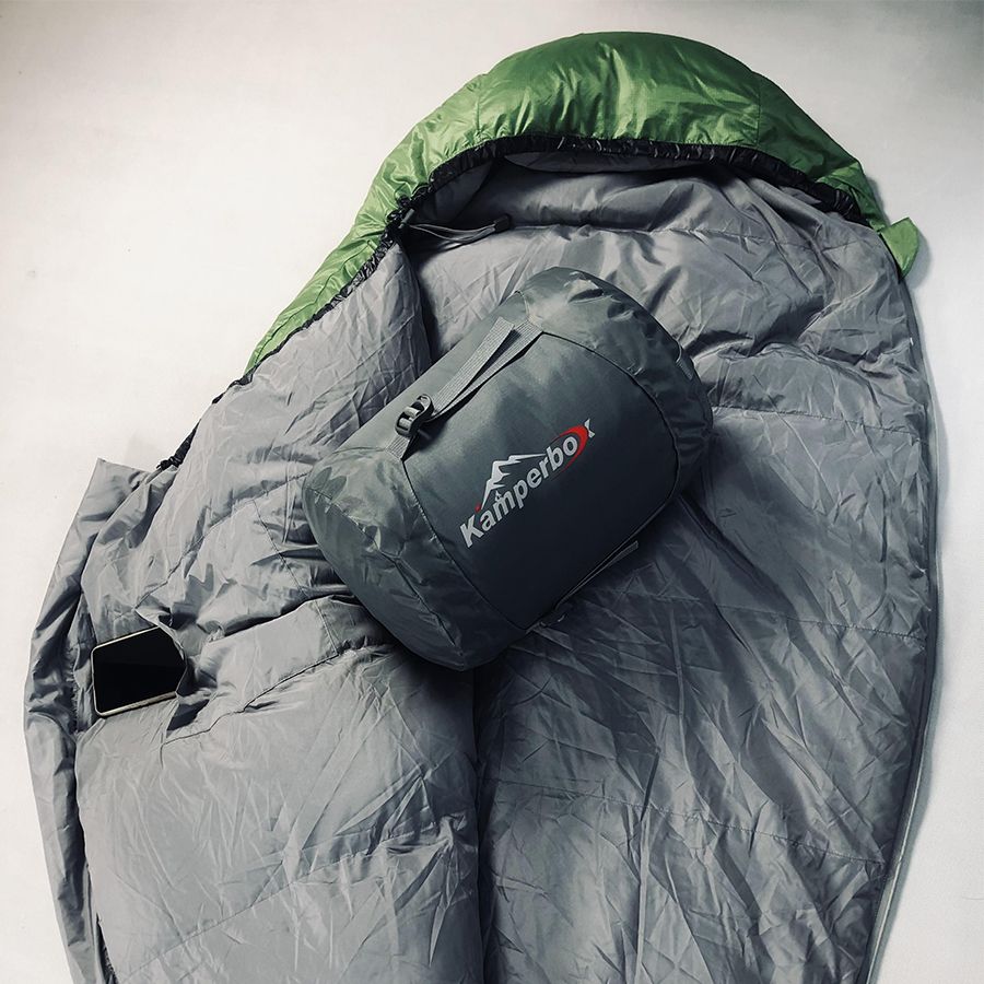Kamperbox Down Sleeping Bag - Cozy 300 Green - BagNook