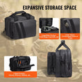Load image into Gallery viewer, VEVOR Tactical Pistol Bag with 2 Pistol Cases - Black - BagNook