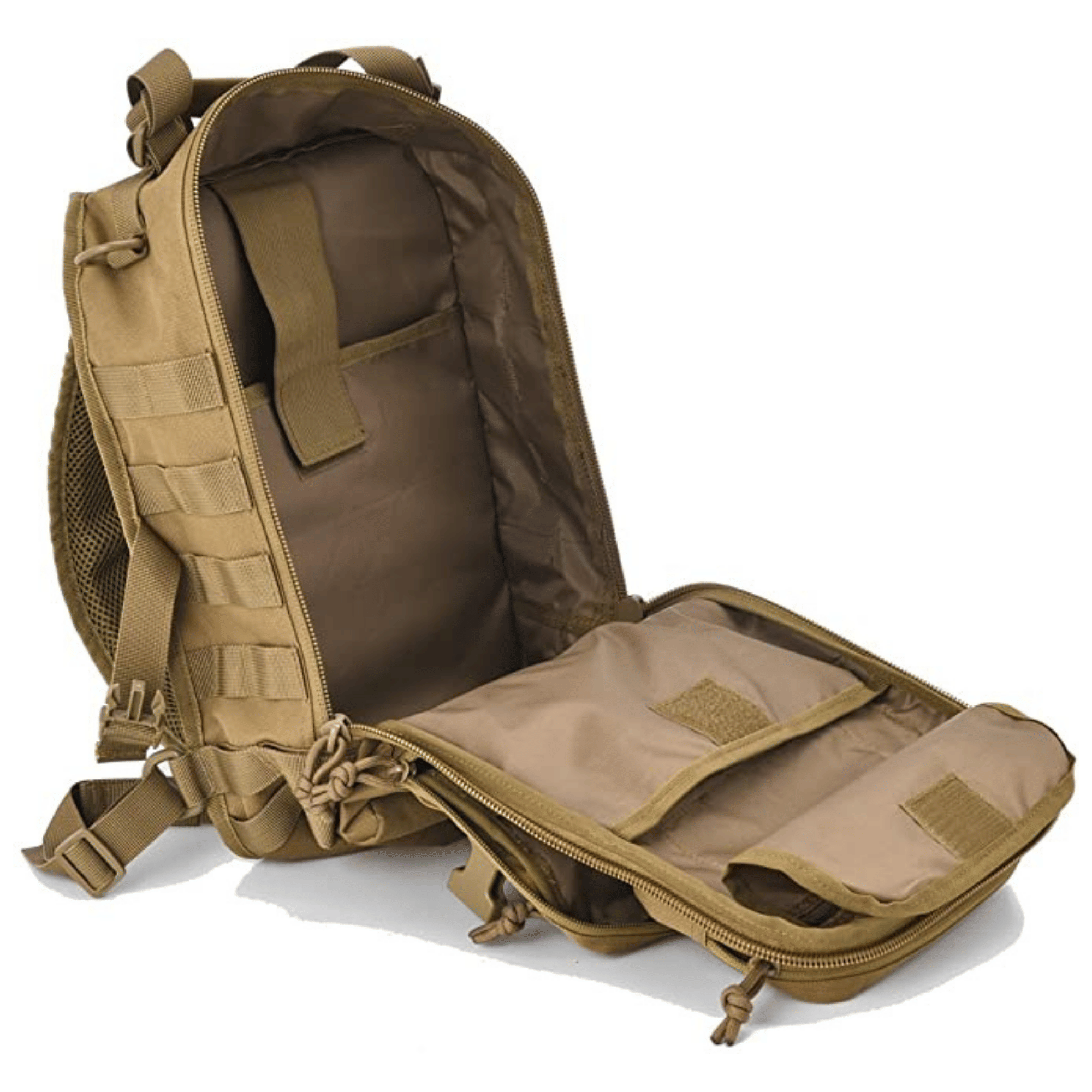 (khaki)15L MOLLE Medium Sling Bag - BagNook