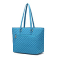Load image into Gallery viewer, (turquoise) Quilted Cotton Women Tote - bagNook
