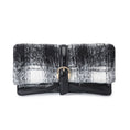 Load image into Gallery viewer, (black)Koumei Wristlet w/Snap, Faux Shearling by Mia K - BagNook