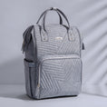 Load image into Gallery viewer, (gray)Sunveno Quilted Diaper Bag - BagNook