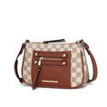 Load image into Gallery viewer, (cognac)Essie Circular Print Crossbody Bag by Mia K - BagNook