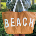 Load image into Gallery viewer, (camel)Let's Do Beach - Canvas Tote - BagNook