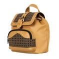 Load image into Gallery viewer, Tayla Diamond Print Mini Backpack - Upcycled Leather - BagNook