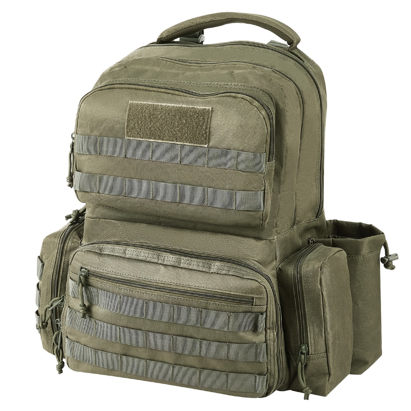 VEVOR Tactical Range Backpack for 6 Pistols - Green - BagNook