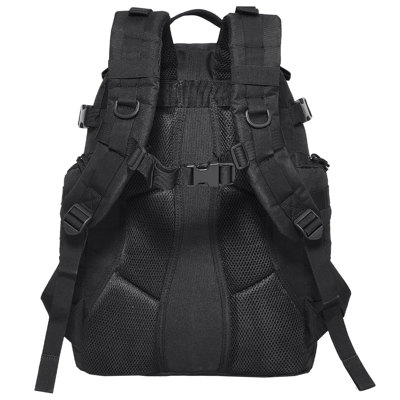 Tactical Backpack 25L Military Backpack with Molle Mode - Blk - BagNook