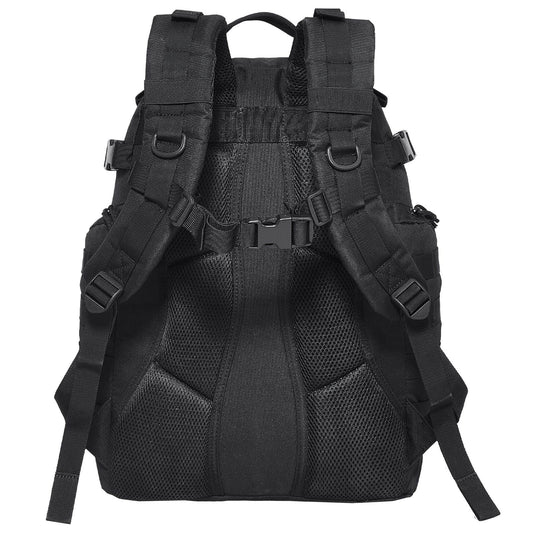 Tactical Backpack 25L Military Backpack with Molle Mode - Blk - BagNook