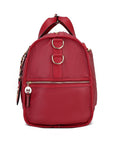 Load image into Gallery viewer, (red)Lexie Vegan Leather Women Duffle by Mia K - BagNook