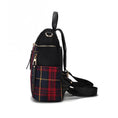 Load image into Gallery viewer, (red)Nishi Plaid Backpack Women by Mia K - BagNook