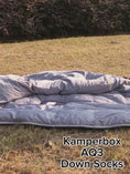 Load and play video in Gallery viewer, Kamperbox AQ3 Down socks - bagNook