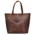 Load image into Gallery viewer, The Taavi Tote | Handcrafted Leather Tote Bag - BagNook