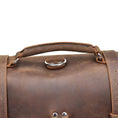 Load image into Gallery viewer, (brown)The Gustav Messenger Bag | Large Vintage Leather Bag - BagNook