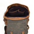 Load image into Gallery viewer, (brown)The Hagen Backpack | Vintage Leather Backpack - BagNook