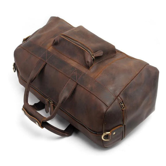 The Asta Weekender | Handcrafted Leather Duffle Bag - BagNook