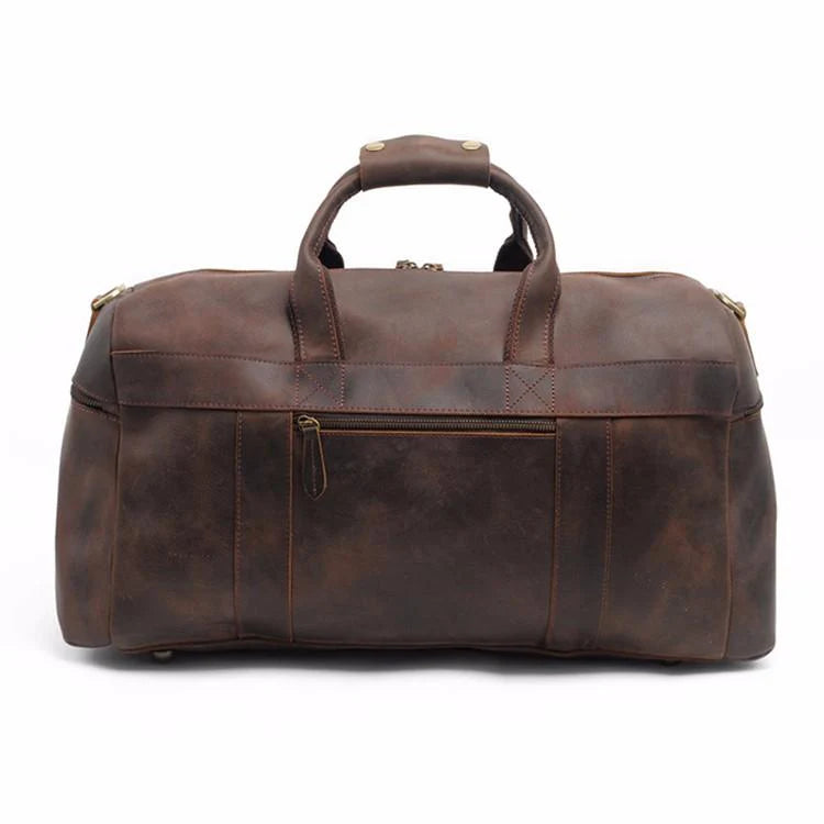 The Asta Weekender | Handcrafted Leather Duffle Bag - BagNook
