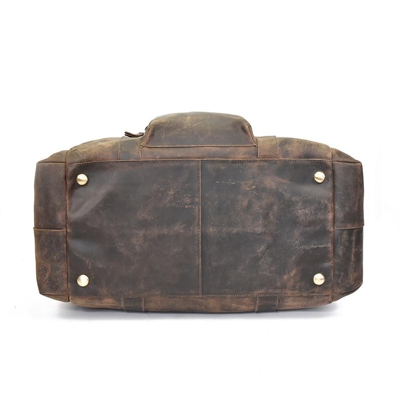 The Colden Duffle Bag | Large Capacity Leather Weekender Bag - BagNook