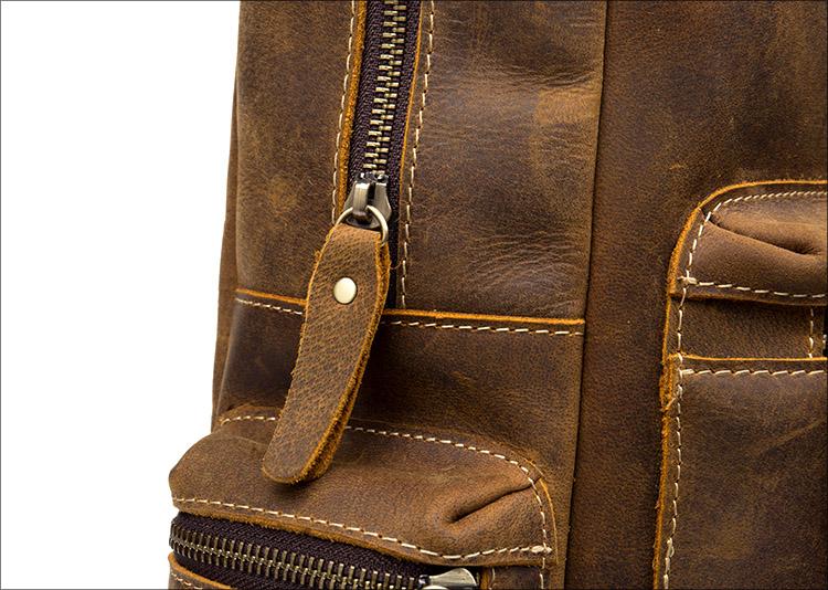 The Langley Backpack | Vintage Leather Backpack - BagNook