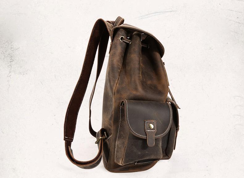 The Thorsen Backpack | Small Handmade Genuine Leather Backpack - BagNook