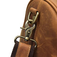 Load image into Gallery viewer, (brown)The Bjarke Weekender | Handcrafted Leather Duffel - BagNook