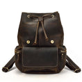 Load image into Gallery viewer, (dark brown)The Hagen Backpack | Vintage Leather Backpack - BagNook