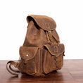 Load image into Gallery viewer, (brown)The Asmund Backpack | Genuine Leather Rucksack - BagNook