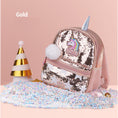 Load image into Gallery viewer, (gold)Unicorn Sequins Backpack - BagNook