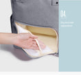 Load image into Gallery viewer, (gray)Sunveno Quilted Diaper Bag - BagNook