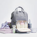 Load image into Gallery viewer, (gray)Sunveno Quilted Diaper Bag - BagNook