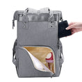 Load image into Gallery viewer, (gray)Sunveno Quilted Diaper Bag - BagNook