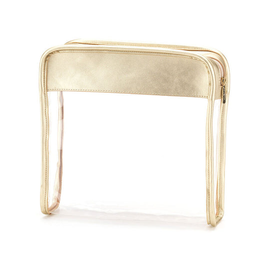 Gold Jet Setter Toiletry Bag - Viv & Lou® - BagNook
