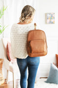 Load image into Gallery viewer, Camel Waverly Backpack - Viv & Lou® - BagNook
