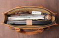 Load image into Gallery viewer, The Dagmar Leather Briefcase | Vintage Leather Messenger Bag - BagNook
