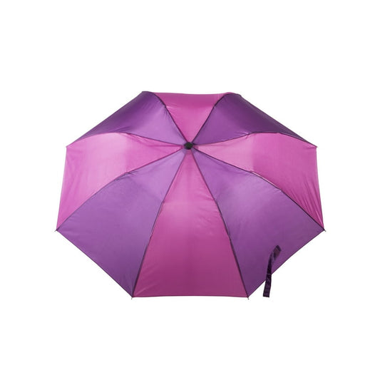 (purple multi)Totes Recycled Canopy Auto Open Umbrella - BagNook