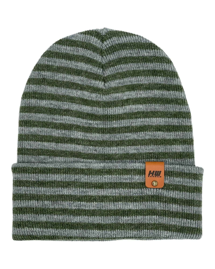 Cuffed Traditional RoRo, Gray / Green