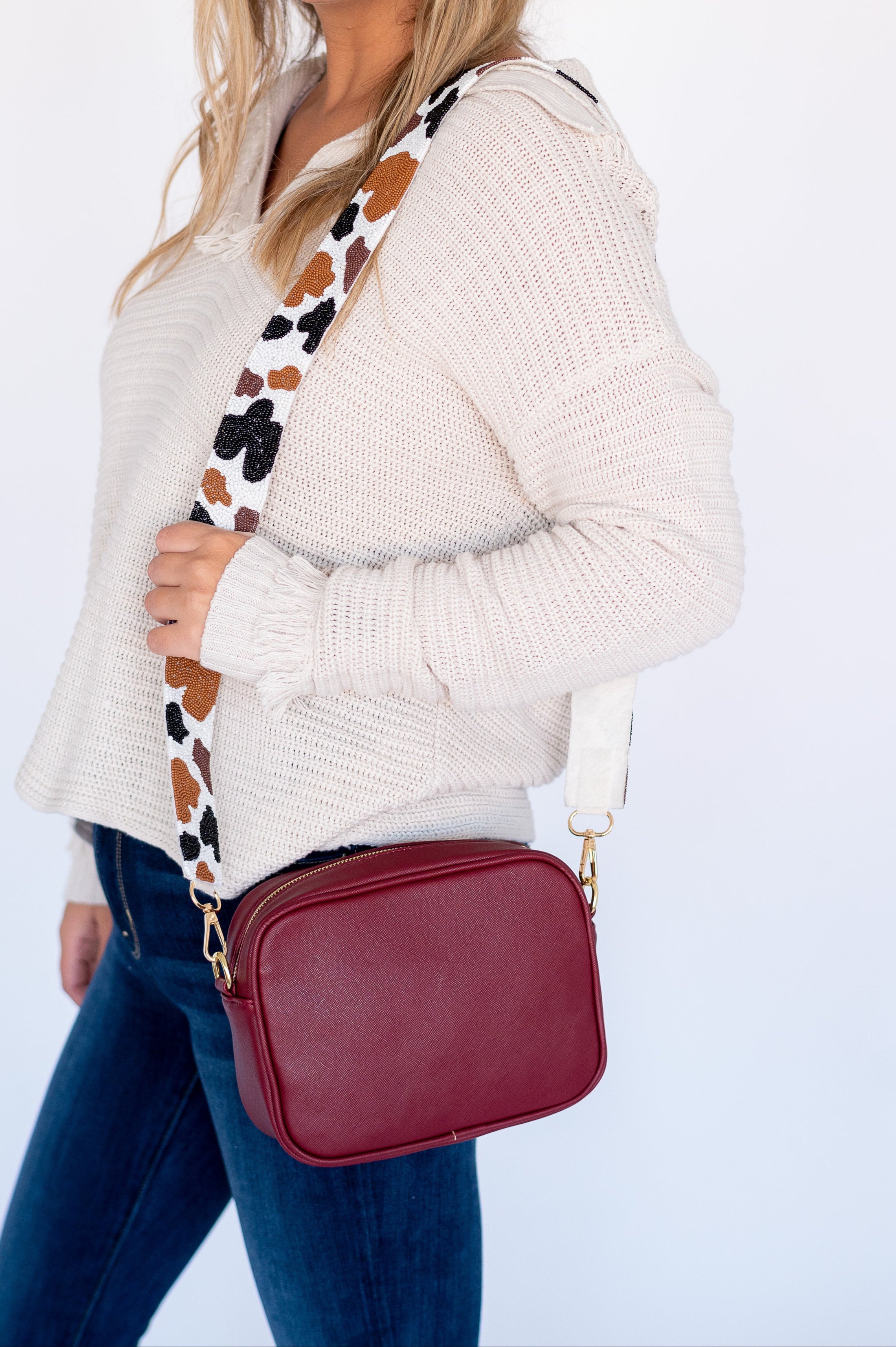 Blair Crossbody Bag - Viv & Lou® - Berry - BagNook