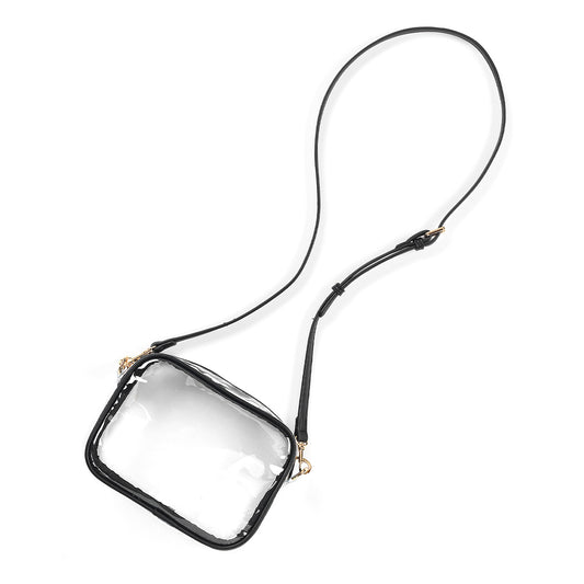 Blair Clear Crossbody Bag - Viv & Lou® - Black - BagNook
