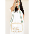 Load image into Gallery viewer, Blair Clear Crossbody Bag - Viv & Lou® - Gold - BagNook
