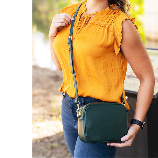 Blair Crossbody Bag - Viv & Lou® - Emerald - BagNook