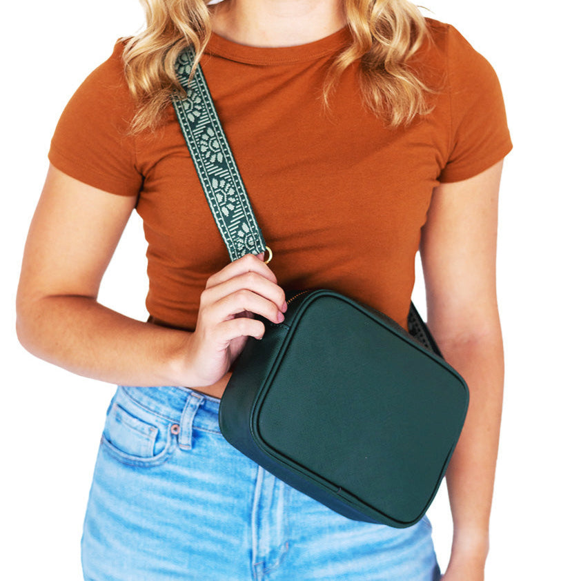 Blair Crossbody Bag - Viv & Lou® - Emerald - BagNook