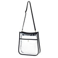 Load image into Gallery viewer, Black Clear Heather Purse by Viv & Lou® - BagNook
