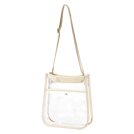 Gold Clear Heather Purse by Viv & Lou® - BagNook