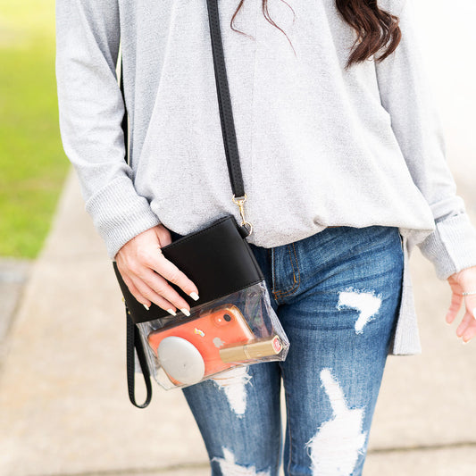 Black Clear Purse by Viv & Lou® - BagNook