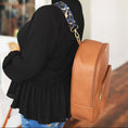 Load image into Gallery viewer, Camel Waverly Backpack - Viv & Lou® - BagNook
