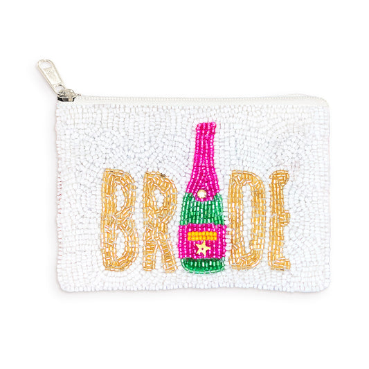 Champagne Bride Beaded Coin Purse by Viv & Lou® - BagNook