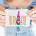 Load image into Gallery viewer, Champagne Bride Beaded Coin Purse by Viv & Lou® - BagNook
