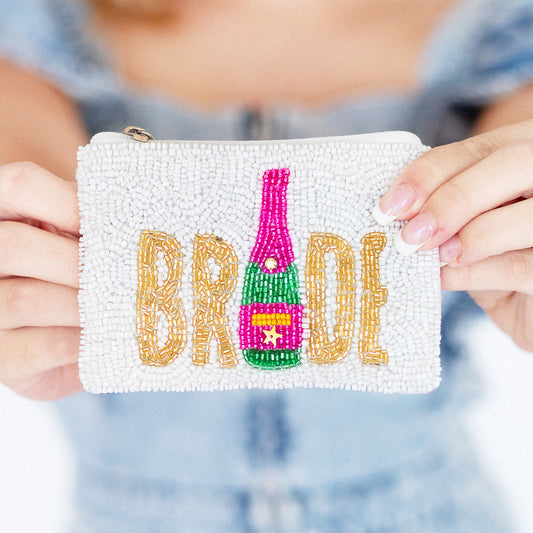 Champagne Bride Beaded Coin Purse by Viv & Lou® - BagNook